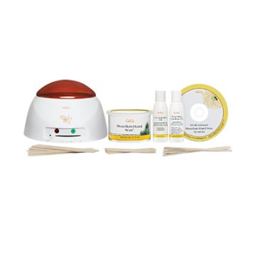 GiGi's Brazilian Waxing Kit, With 14 oz Brazilian Hard Body Wax, training DVD, applicators, Pre & Post wax skin lotions.