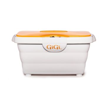 Paraffin warmer from Gigi showing its front side features