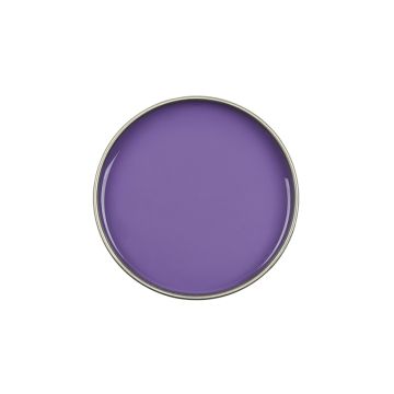 Top view of an open can of Satin Smooth Lavender Wax with Chamomile featuring its contents