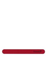 Bright red  Red Rooster 7-inch file for nails with 100/180 grit from China Glaze isolated in white background