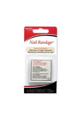 Expansive illustration of a sealed Nail Bandage with 30-piece count in a wall hook ready packaging