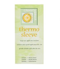 Frontage of Clean + Easy Thermo Sleeve pack with text