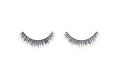 Pair of hand-weaved Ardell Soft Touch 154 false lashes side by side featuring a rounded lash style