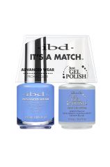 Front view of 1 pack of ibd Advanced Wear Color Duo with Just Gel Polish Just Landing in 0.5-ounce size 