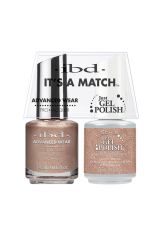 ibd Advanced Wear Color Duo Sparkling Embers retail pack of 1 lacquer & 1 gel nail polish