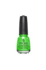 Bottle of China Glaze Nail Lacquer in I'm with the Life Guard variant in 0.5-ounce  size with  label text