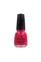 Closeup 0.5-ounce capped nail lacquer in 108 Degrees variant from China Glaze