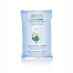 SATIN Cleanser Skin Preparation Wipes 50ct