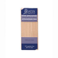The frontage of the Satin Smooth petite applicator in 100 count 