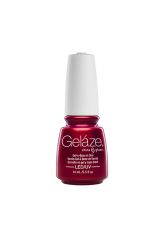 Front view of 0.5-ounceNail gel polish with Gelaze brand in Peppermint To Be color shade