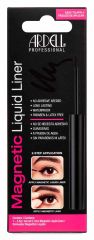 Front view of an Ardell Magnetic Liquid Liner  set in retail wall hook packaging with product details and information