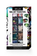 Front view of IBD Nail Foil Kit in Graffiti style
