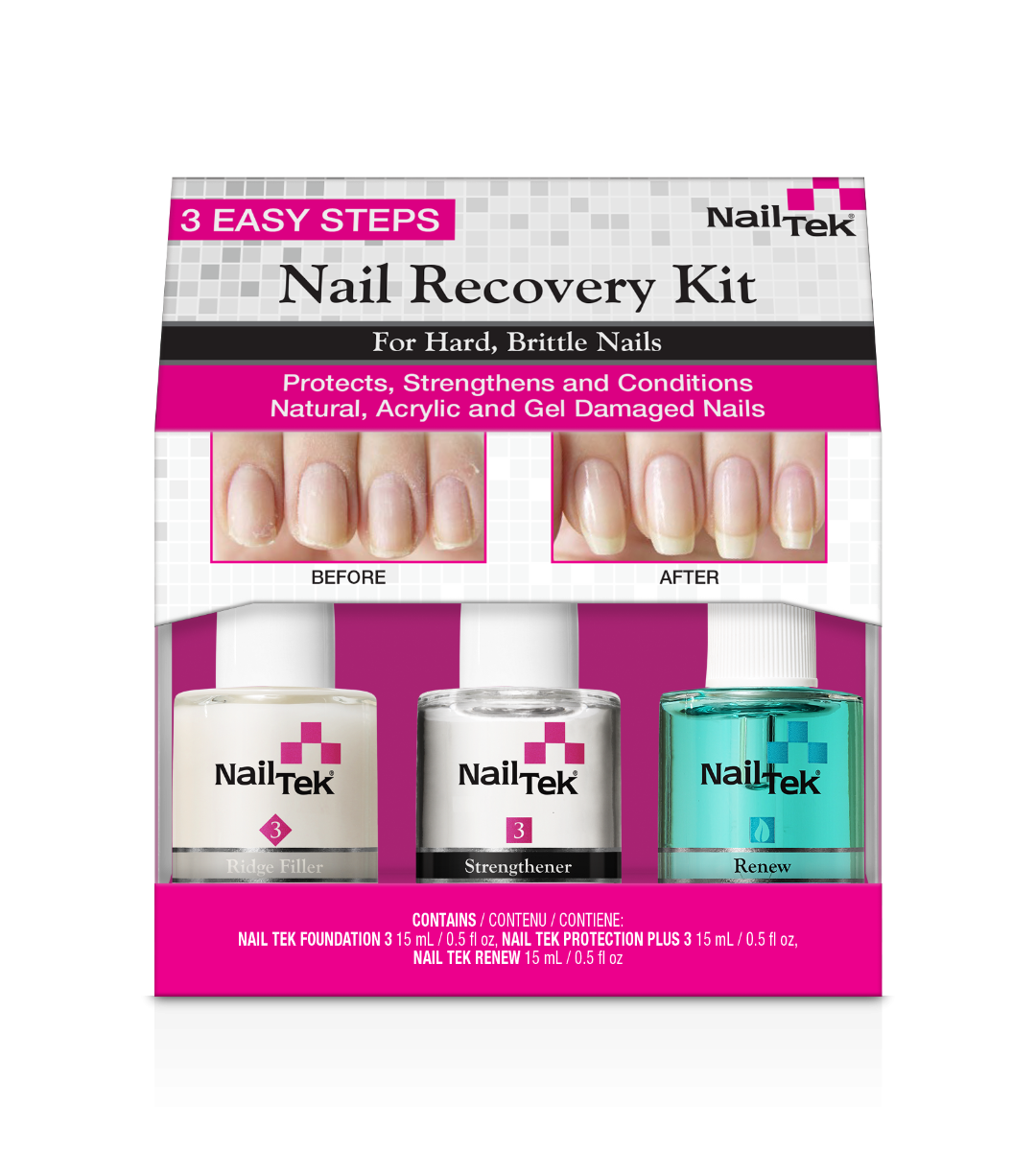 Nail Tek Nail Recovery Kit for Hard Brittle Nails The Natural