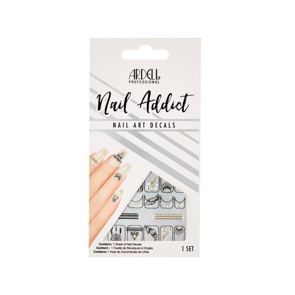 Professional nail store decals