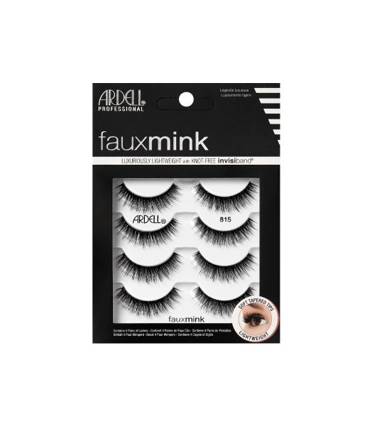 Ardell Faux Mink 815 4 Pack Lashes Cruelty Free Cat Eye Lashes