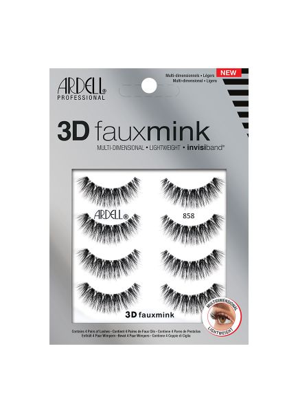 3D Faux Mink 858 4 Pack