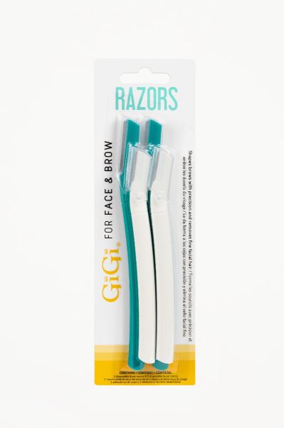 Face top shaving razor