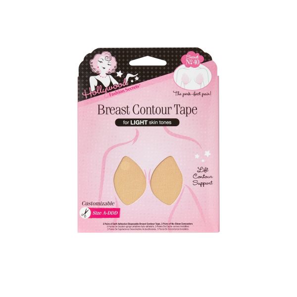 Hollywood Fashion Secrets Breast Contour Tape - Light The Original Fashion  Tape Solution