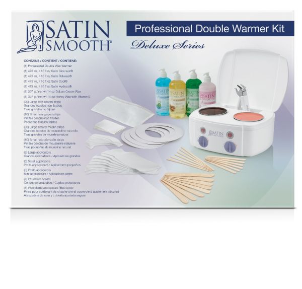 Satin Smooth Satin Smooth Professional Double Warmer Wax Kit Soft