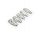 Ardell, Nail Addict Premium Artificial Nail Set, Holographic Glitter and almond shape