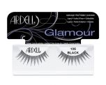 Pair of Ardell Natural 106 upper faux lashes in inner packaging labeled "Ardell" & "106 Black"