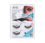 Set of Ardell Deluxe Pack 105 featuring two pairs of lashes, DUO adhesive & soft-touch applicator inside its retail packaging