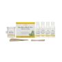 GiGI Brazilian Bikini Wax Microwave Kit retail box alongside Wax container, Waxing Care Products, & Accu Edge Applicators  thumbnail