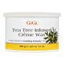 Front view of a 14-ounce container of GiGi Tea Tree Creme Wax thumbnail