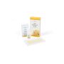 GiGi Hair Removal Strips For Body retail box alongside post epilation lotion, pre-waxed strips, & instruction manual thumbnail
