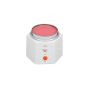 Angled front view of GiGi Space Saver Warmer with a can filled with melted rose pink wax  thumbnail