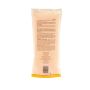 Back of GiGi Sweet Vanilla Paraffin Wax retail plastic packaging with instructions, information,& barcode thumbnail